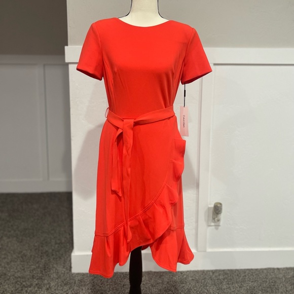 Calvin Klein Orange Dress Calvin Klein Orange Dress